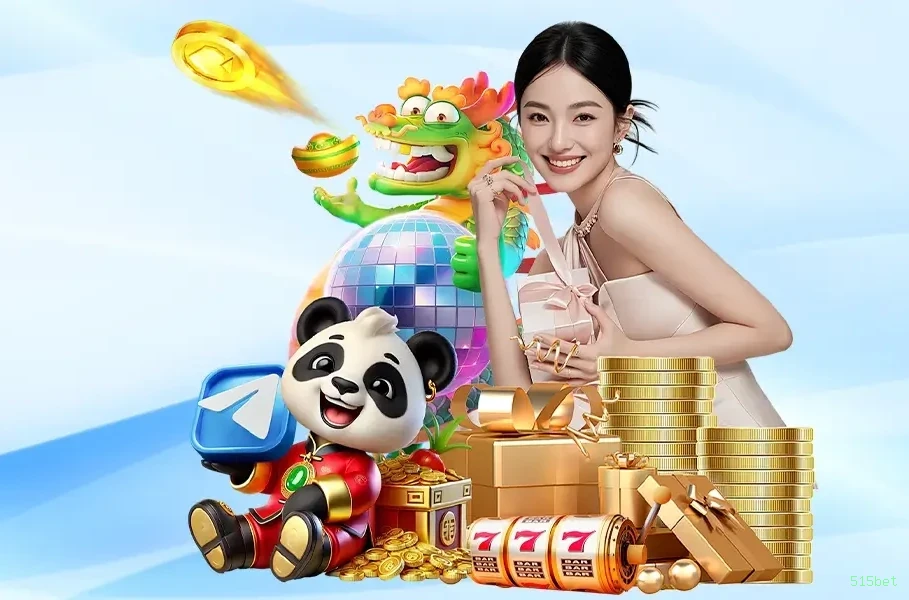 Imagem promocional da 515bet mostrando a plataforma e suas vantagens